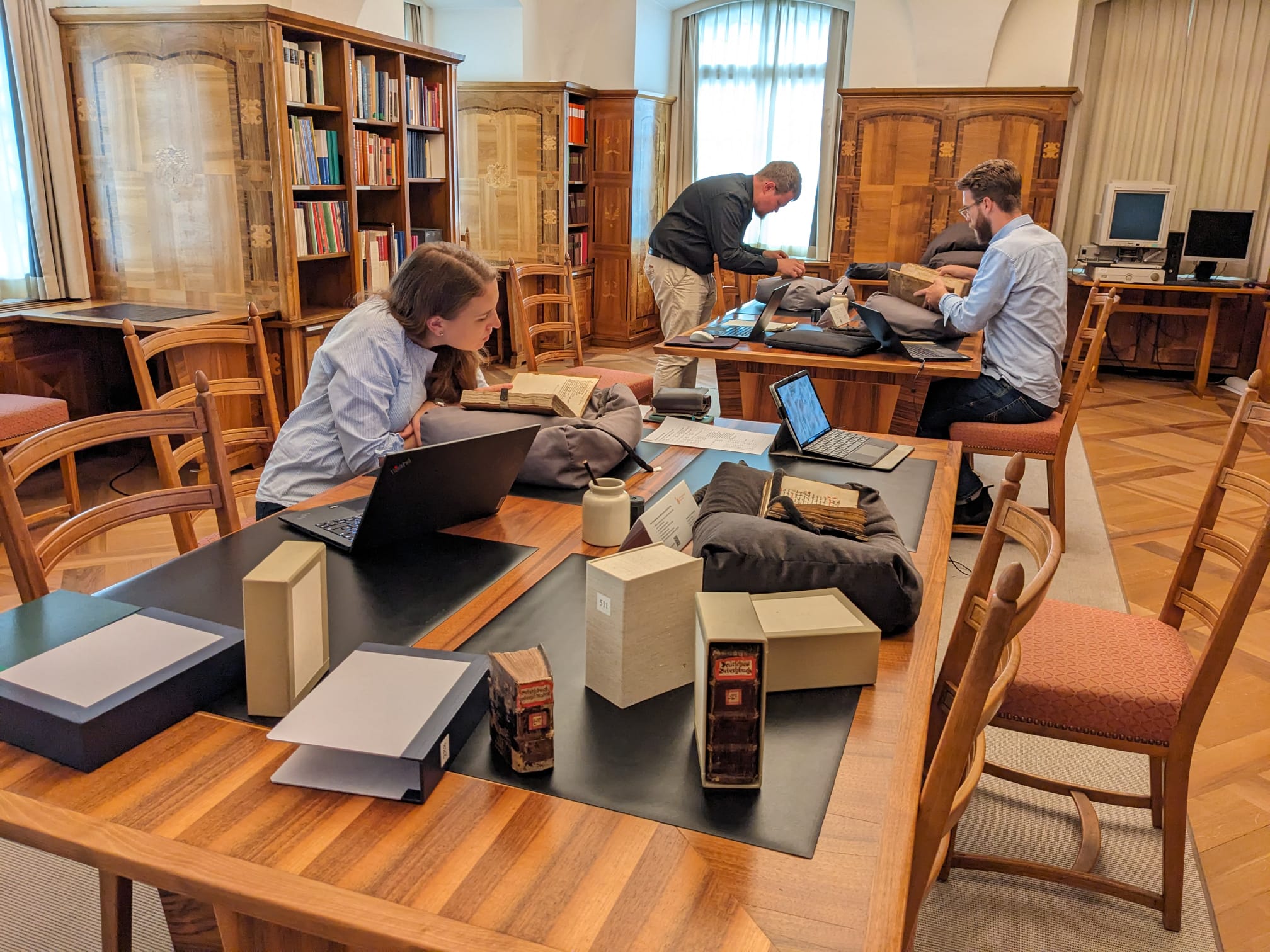 Forschungen vor Ort: Stiftbibliothek St. Gallen